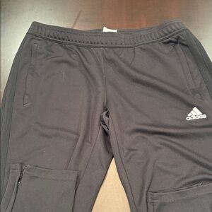 Adidas Kids Black Sweatpants with Logo